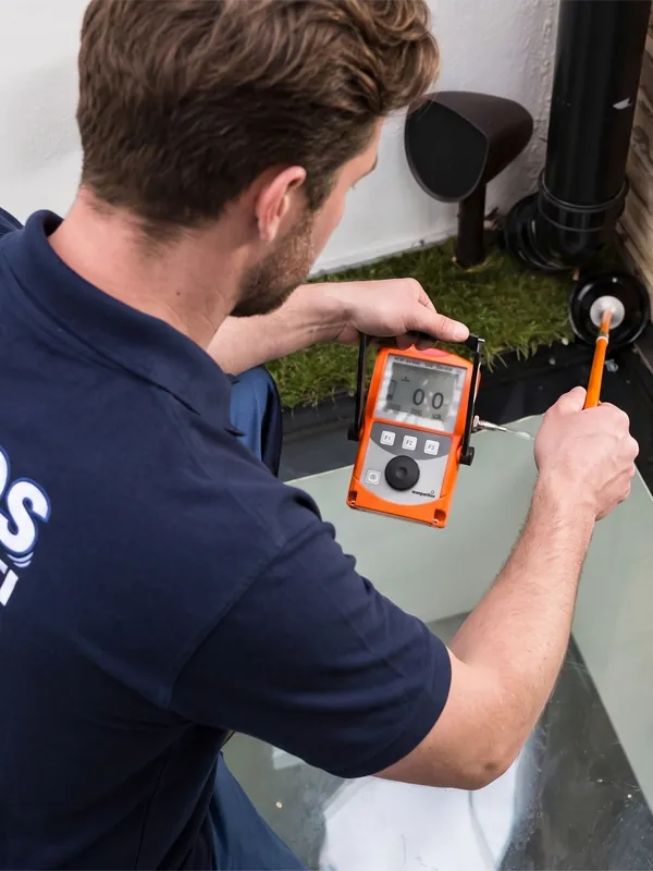 Tracing and repairing a water leak