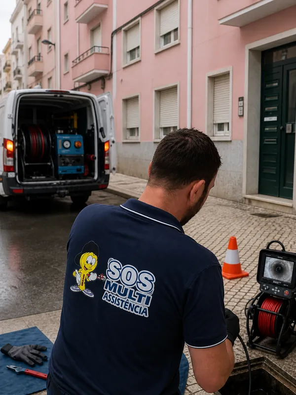 Camera inspection of a pipe run